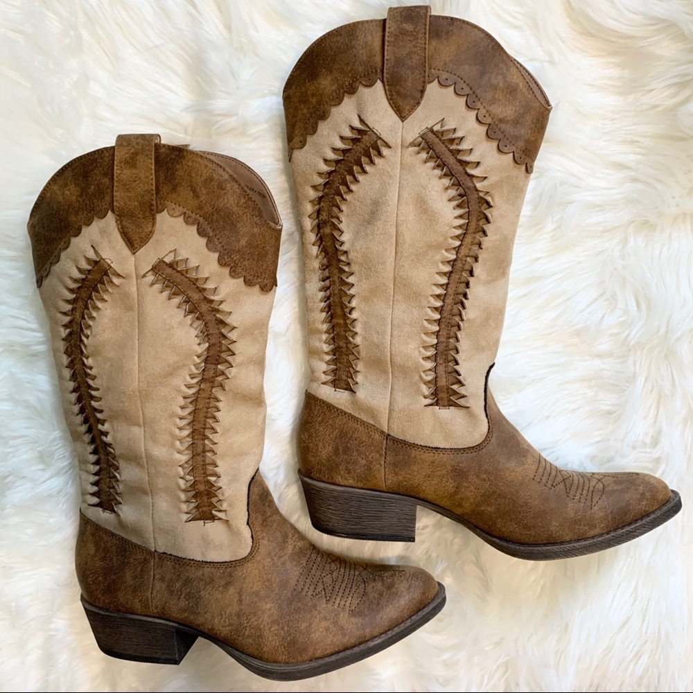Coconuts by Matisse Rangler Cowgirl Boots 8